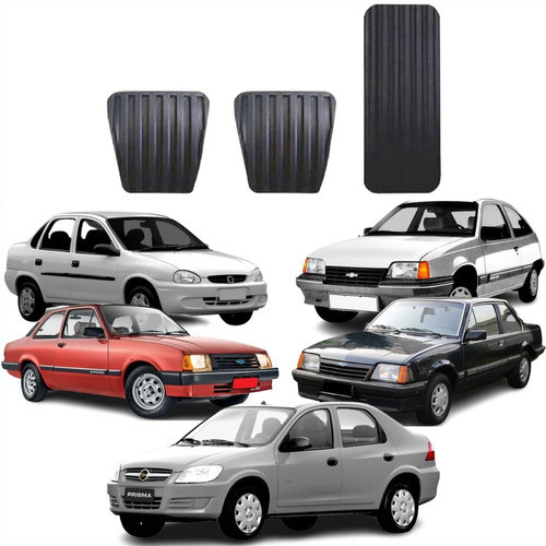 Capa Pedal Monza/chev/kad/corsa/prisma/celta Acel/freio/bem 0
