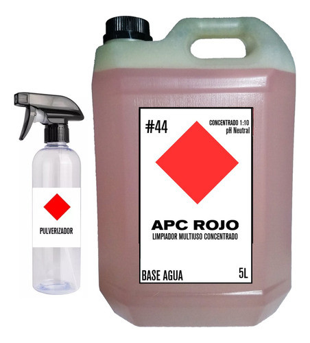 Apc Limpiatapizados Desengrasante Concentrado 5 L 0