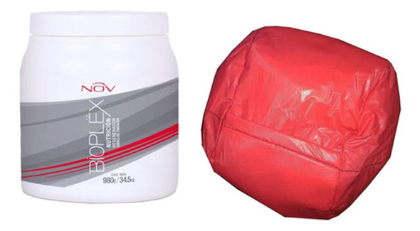 Baño De Crema Nutricon Bioplex Nov + Gorro Termico 0