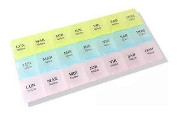 Pastillero  De Viaje  Semanal 3  Tomas En Español 0