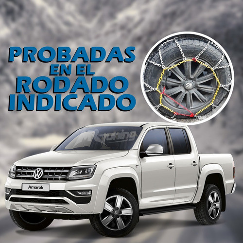 Juego Cadenas Nieve Barro Para Vw Amarok 255/60/18 1