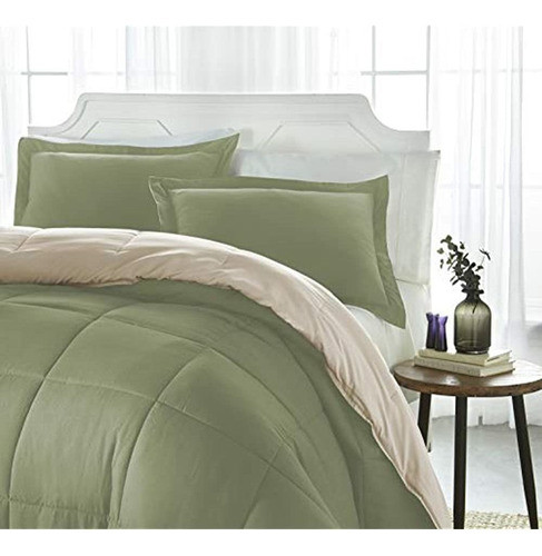 Ienjoy Home Collection Juego De Edredón Reversible Alternati 0
