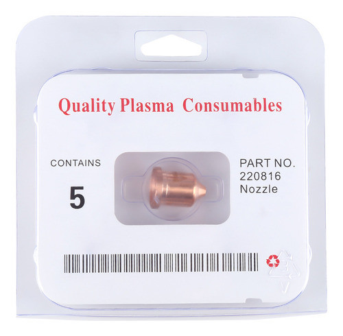 5 Unidades De Bico De Corte De Plasma 85a 220816, Adequadas 1