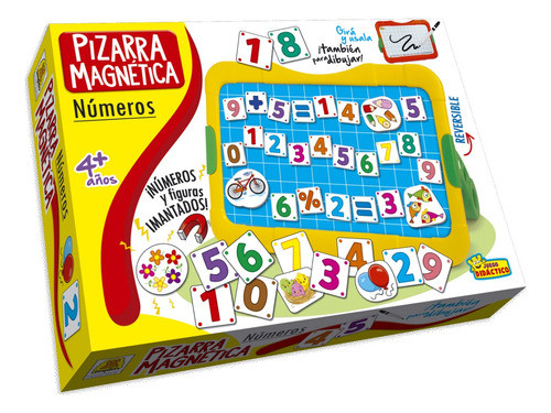 Pizarra Magnetica Para Marcador Imanes Numeros Juego Implas 0