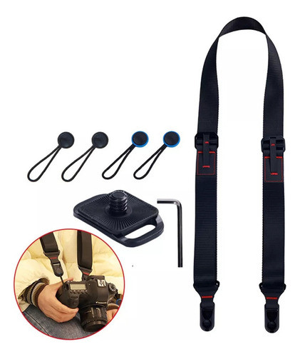 (a) Alça, Câmera, Alça De Ombro, Cordão De Liberação Rápida 1