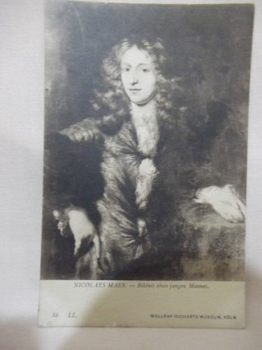 B. Antigo - Cartão Postal Europeu Retrato De Um Homem Jovem 1