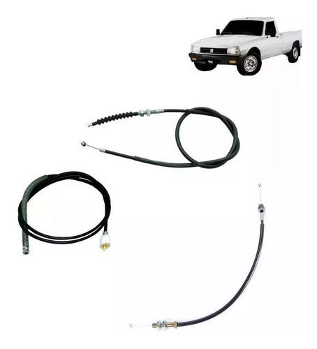 Cable Velocímetro + Acelerador + Embrague Peugeot 504 Pickup 0