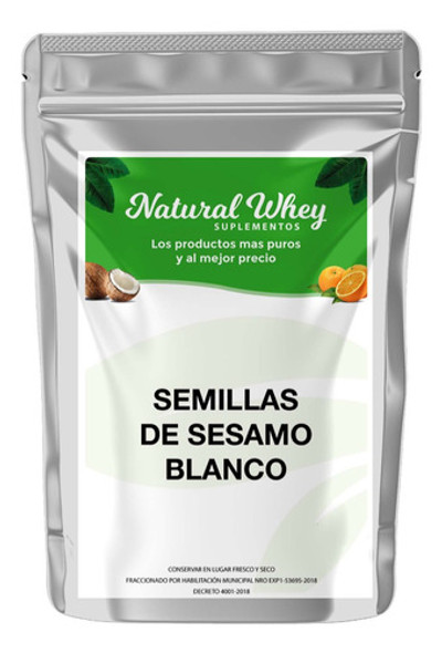 Semillas De Sesamo Blanco 1 Kg 0