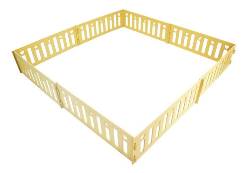 Pelotero Corralito Corral 2x2mt Madera 33cm Alto Extensible 0