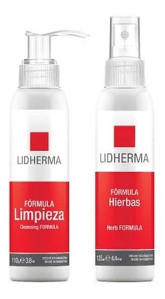 Kit Emulsión De Limpieza + Loción De Hierbas Lidherma 0 Kit Emulsión De Limpieza + Loción De Hierbas Lidherma 0