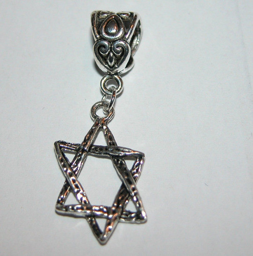 Colgante Estrella De David Plata Tibetana 0