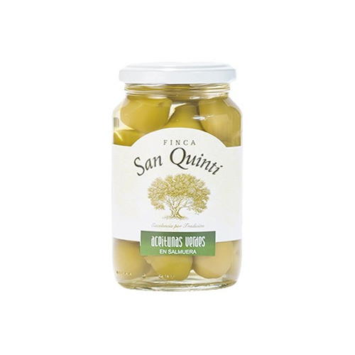 San Quintí Aceitunas Verdes Con Carozo Grandes Premium 200gr 0