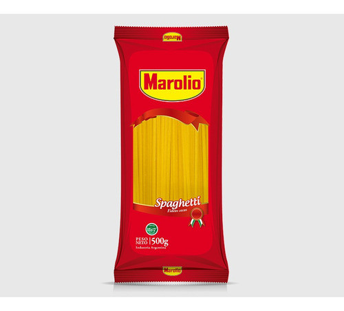 Fideos Marolio Spaghetti Paquete De 500 Grs Packs 20 Unidade 0