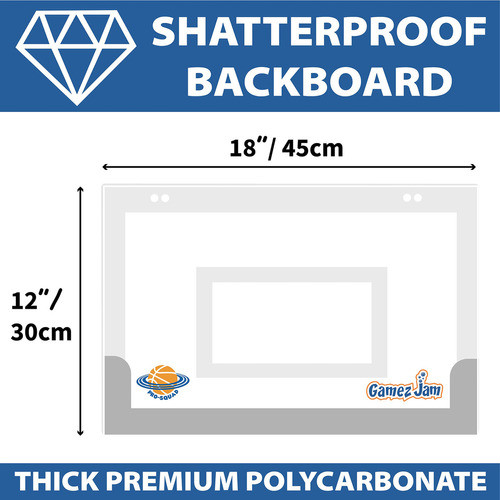 Gamez Jam Mini Aro De Baloncesto Para Puerta. Tablero Endur. 1