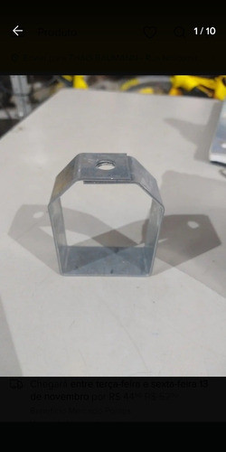 Kit 20 Suporte Vertical Eletrocalha 50x50 Cemar 0