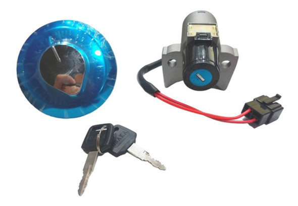 Llave De Contacto + Tapa De Tanque Honda New Titan 150 0