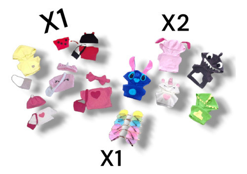 Ropa Patito Lalafanfan Combo X2 Disfraces X 1 Kit  + Lente 0