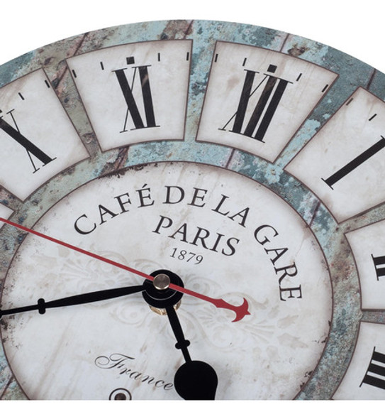 Reloj Decorativo Silencioso Vintage Estilo Rústico 12 1