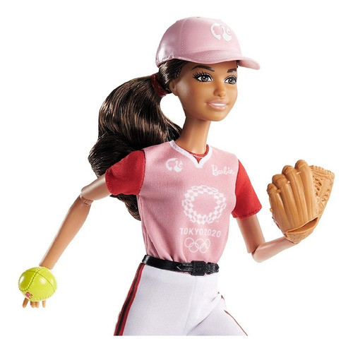 Barbie Esportista Olímpica Softball Mattel 1