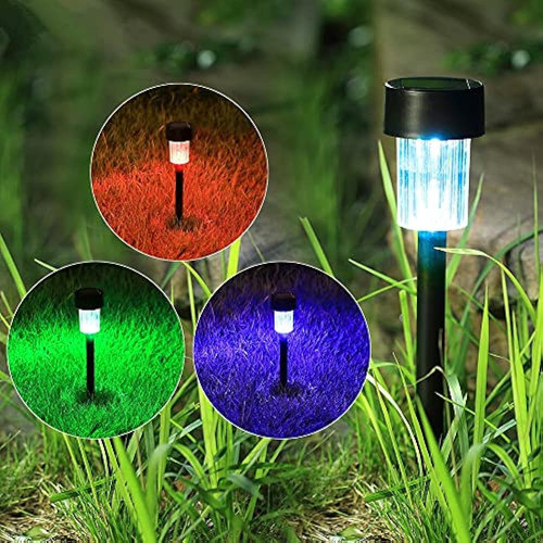 Maggift 12 Piezas Luces Solares Para Caminos Luces Solares, 0