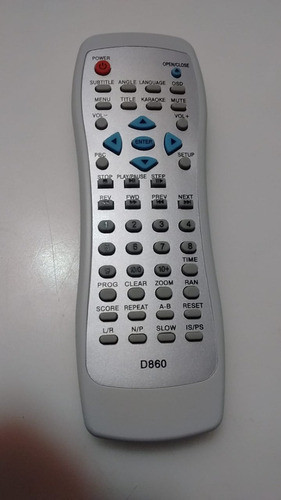 Control Remoto Nuevo Con Garantía Dvd D860 1
