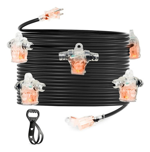 Cable De Extensión Para Exteriores De 50 Pies Con Salidas Mu 0 Cable De Extensión Para Exteriores De 50 Pies Con Salidas Mu 0