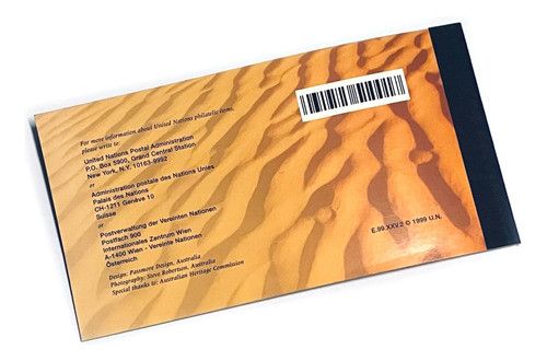 Estampillas Espacios Naturales Australia Naciones Unidas 1