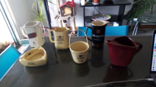 Jarras De Mesa Cerámica 500ml Cenicero Hielera Ultima Chance 0