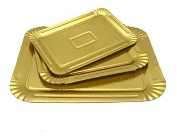Bandeja Dorada 2 Kg. X 50 U (34x25) 0