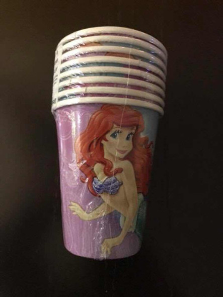 Vasos Cotillon La Sirenita Importados 0