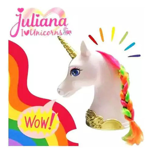 Juliana I Love Unicorns Rainbow Peinados 1