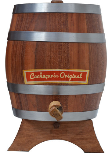 Barril Corote Envelhecer Cachaça Jequitibá Rosa Vertical 2l 1