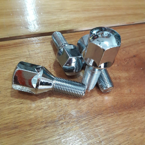 Kit 16 Bulones Rueda Cromado Citroen Ax Bx Hasta 2002 Chapa 1