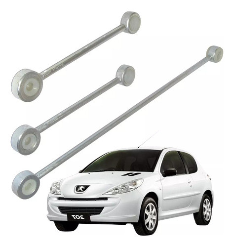 Kit X3 Bieletas Selectora Caja Cambios Peugeot 206 207 1