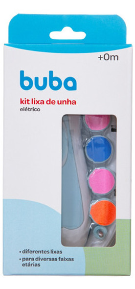 Kit Lixa De Unha Bebê Elétrica  Estojo Buba Diversas Idades 1 Kit Lixa De Unha Bebê Elétrica  Estojo Buba Diversas Idades 1