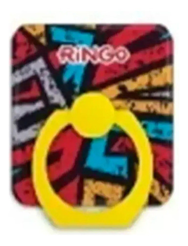 Anillo Ringo Original Soporte Celular Modelo Sporty Amarillo 0