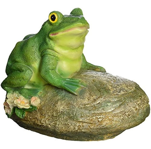 Design Toscano Thurston The Frog Garden Rock Estatua De Sapo 0