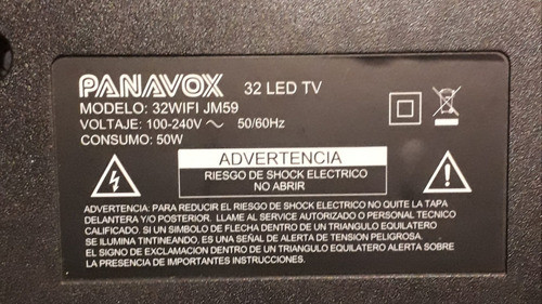 Placa Main Panavox: 32wifijm59 1