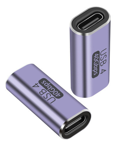 Qianrenon Acoplador Usb C Hembra A Hembra Usb 4.0 Tipo C De 0