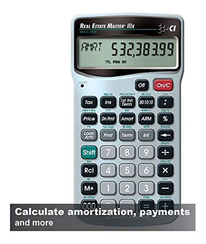 Calculated Industries 3405 Real Estate Master Iiix Calculado 1