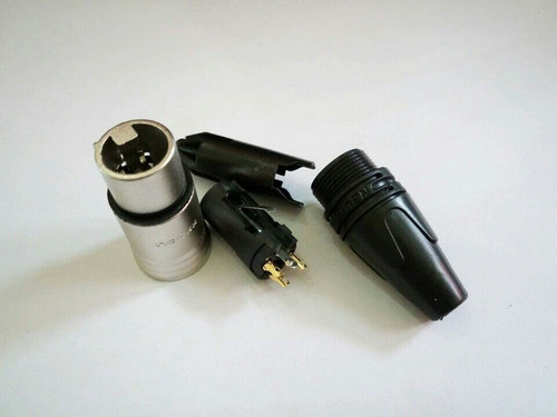 Kit 10 Conector Xlr Fêmea 3 Pinos Neutrik Nc3fxx 1