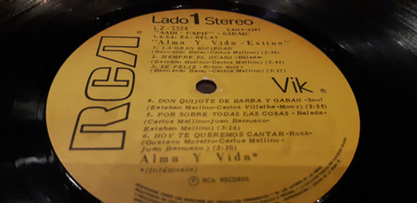 Alma Y Vida Exitos Lp Vinilo Argentina 1982 Muy Buen Estado 1