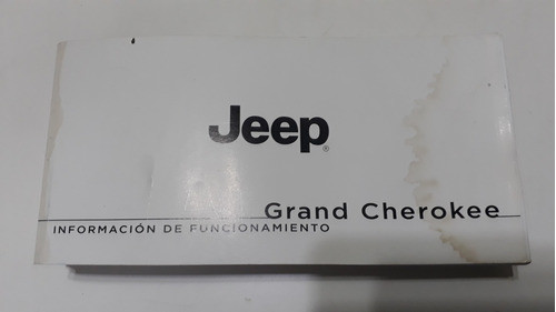 Manual Usuario Jeep Grand Cherokee 2011.... 0
