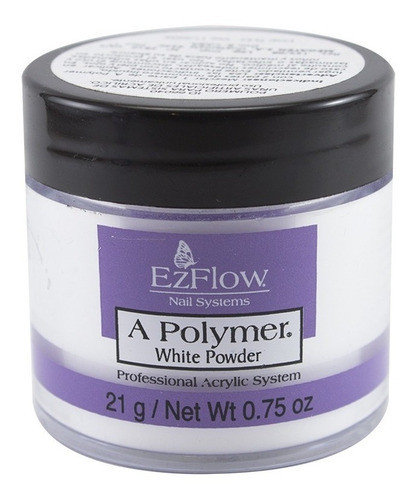 Polimero Polvo Acrilico Ezflow White Blanco X 21 Gr 0