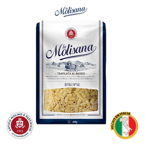 Pasta Italiana La Molisana Ditali 500g Italia - Pack X 3 0