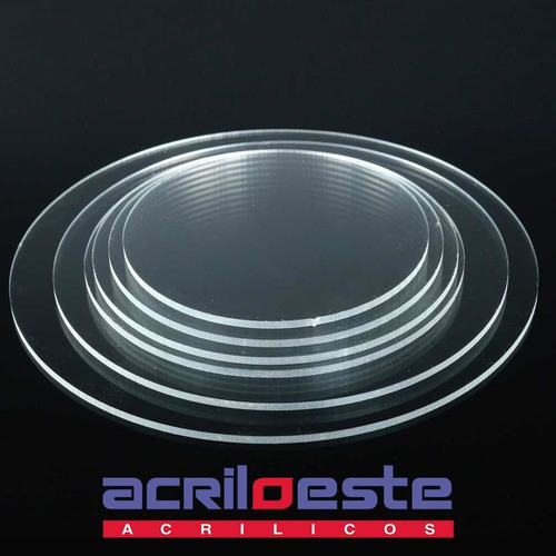 Par De Discos 16cm 2,4mm Acrílico Ideal Para Ganache 0