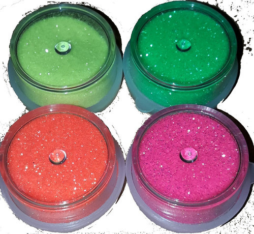 Glitter Neon, Holográfico Y Cola De Sirena En Potes De 7cc. 1