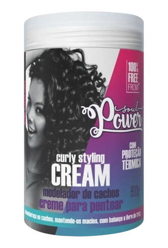 Soul Power Crema De Peinar Curly Modelador Rulos Define 800g 0