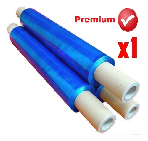 Film Stretch Virgen Azul Mango 50cm Embalaje Mudanza     Flx 1
