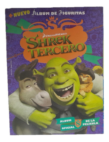 Álbum De Figuritas Shrek Tercero Vacío Excelente 0